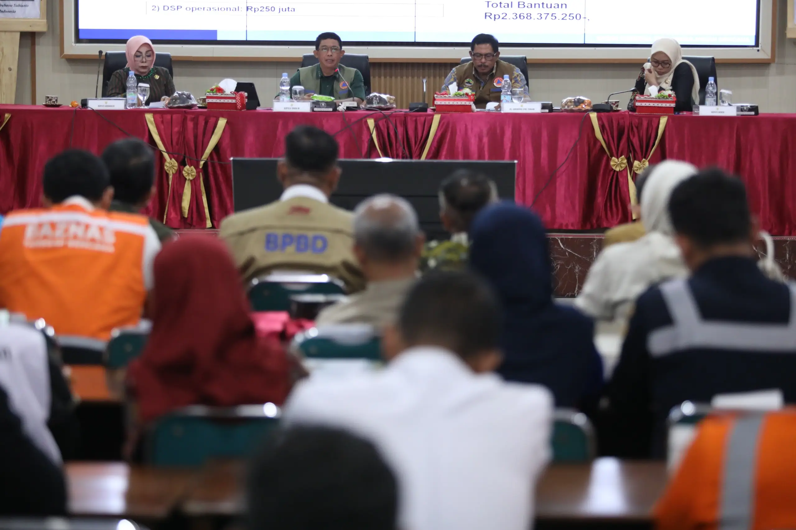 Kepala BNPB Pimpin Rakor Percepatan Penanganan Darurat Bencana Grobogan dan Demak